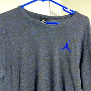 Long sleeve black and blue Jordan T-shirt